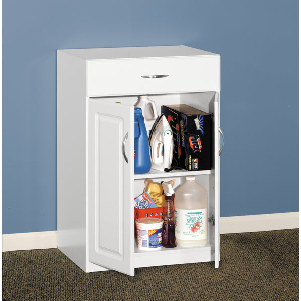 ClosetMaid Dimensions 36” H x 24” W x 19” D 2 Door and Single Drawer